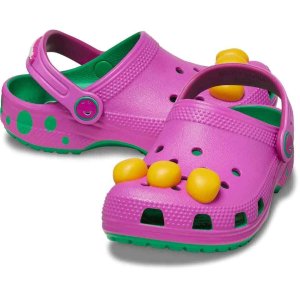 Crocs Toddler Shoes - Kids' Barney Classic Clogs, Toddler Dress Up Shoes