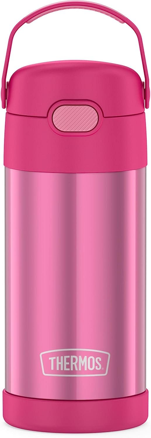 Funtainer 12 Ounce Bottle, Pink