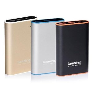 Lumsing 10050 毫安时 移动电源充电宝 三色可选
