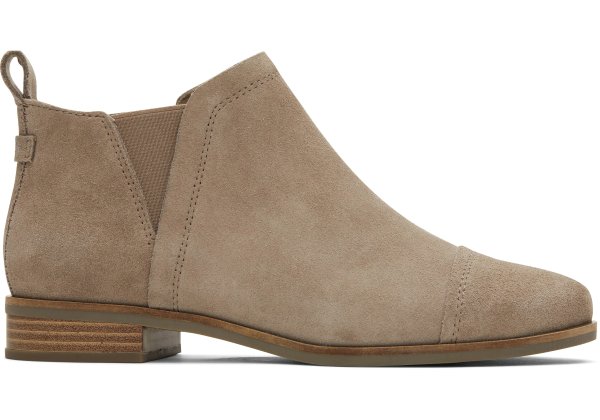 Women Reese Taupe Suede Ankle Boot