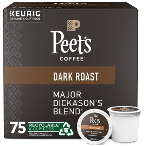 Peet's Coffee Major Dickason's深焙咖啡胶囊75颗