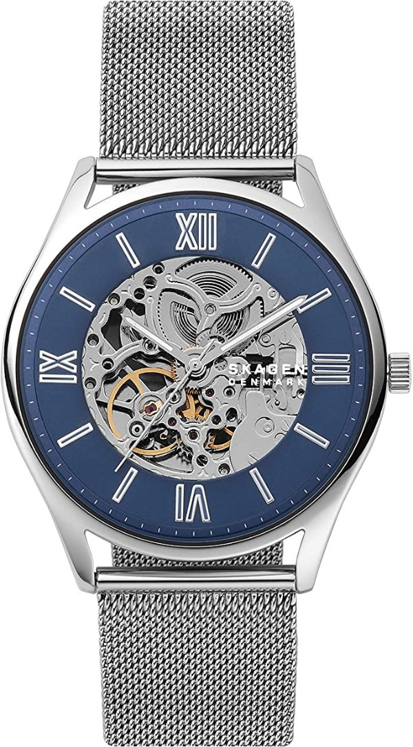 Men's Holst Automatic Stainless Steel Skeleton Watch