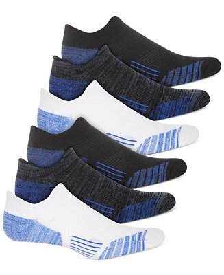 Men's 6-Pk. Rapidry No-Show Socks, Created for Macy's