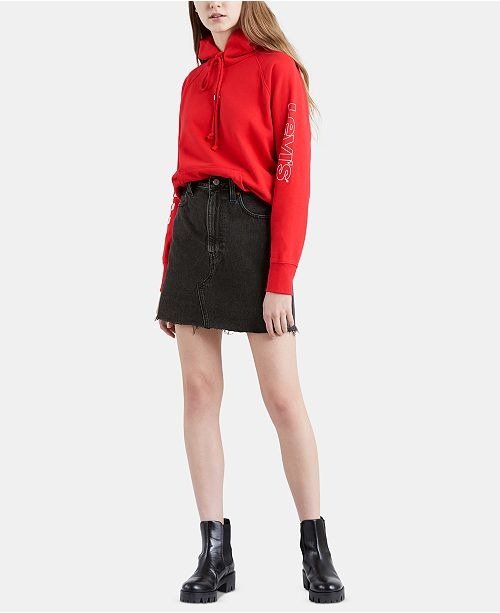 Women's Iconic Cotton Denim Mini Skirt