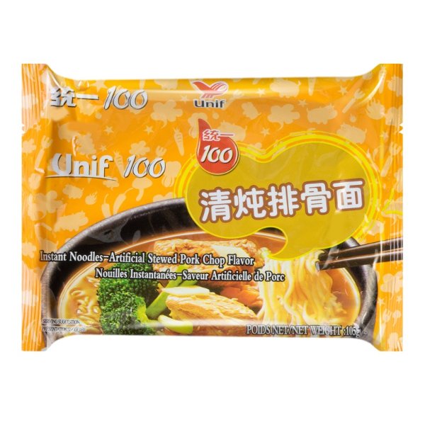 UNIF 100 Pork Chop Flavor Instant Noodles 105g