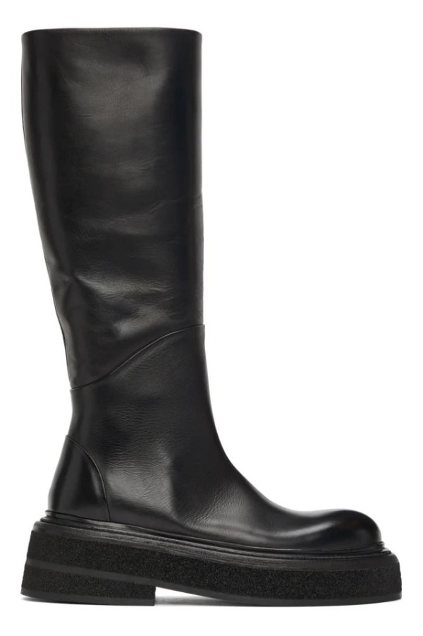 Black Zuccone Mid-Calf Boots