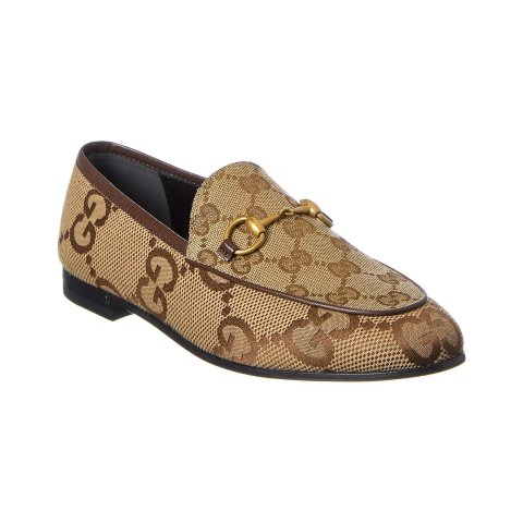 GucciJordaan Maxi GG Canvas Loafer