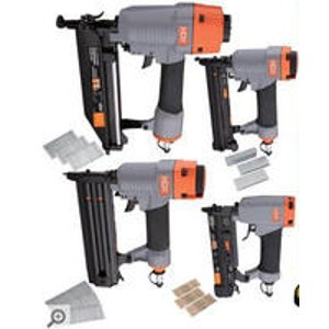 HDX 9-Piece Pneumatic Finishing Kit with Measuring Tape 