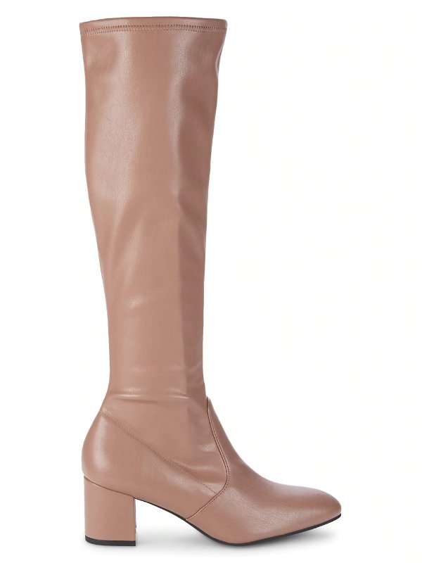 Frannie Leather Knee-High Boots