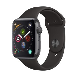 Apple Watch Series 4 GPS with Black Sport Band - 44mm - Space Gray