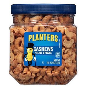 Planters Cashew Halves and Pieces Jar, 26 Ounce