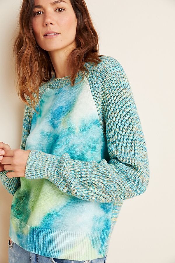Watercolor Tie-Dyed Sweater