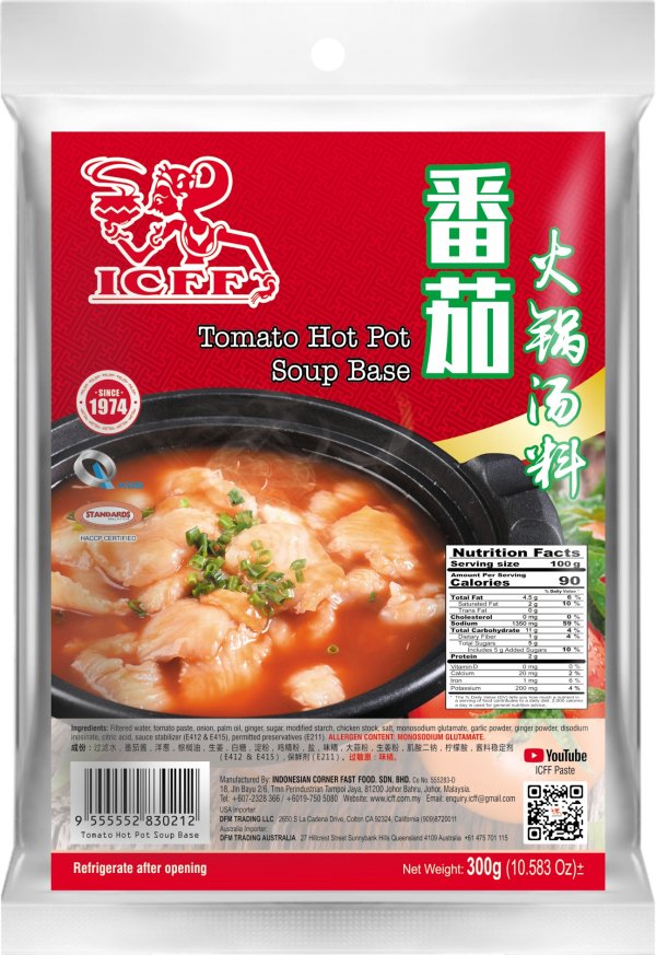 Malaysia ICFF Tomato Hot Pot Soup Base 300g