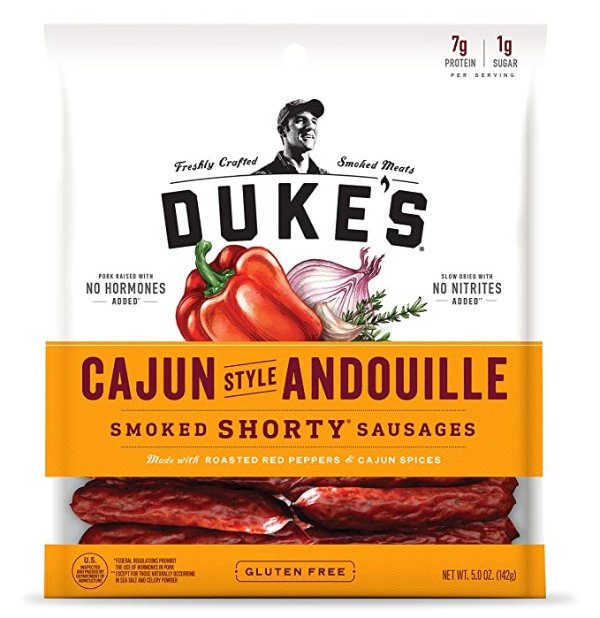 Cajun Andouille Pork Sausages, 5 Ounce