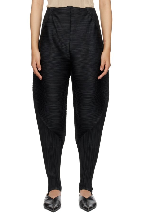 Black Thicker Bounce Trousers