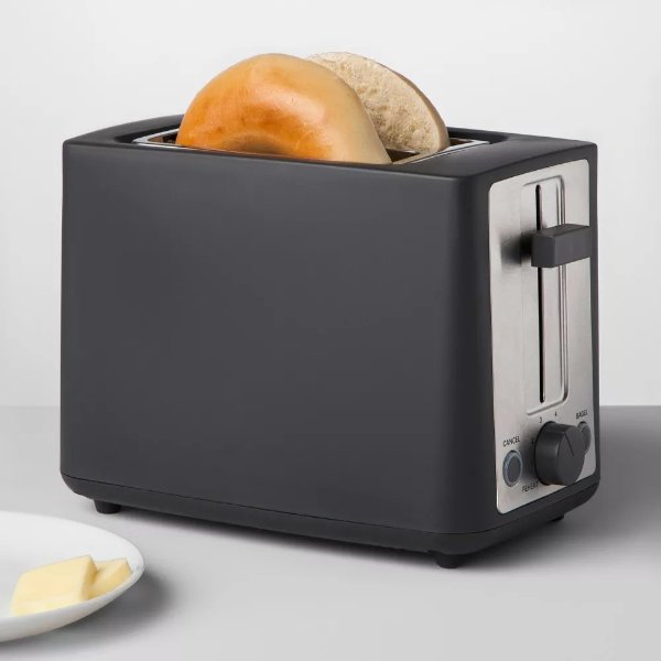 Made By Design 2 Slice Extra Wide Slot Stainless Steel Toaster