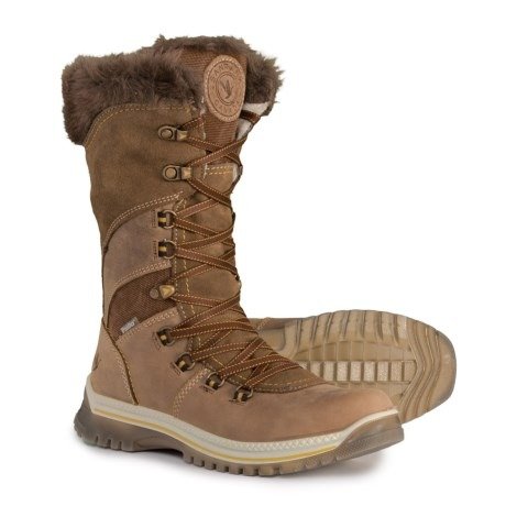 Winter Boots - Waterproof, Insulated, Leather (For Women)