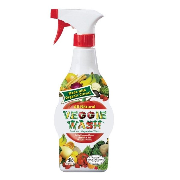 Natural Fruit & Vegetable Wash, 16-Ounce Spray