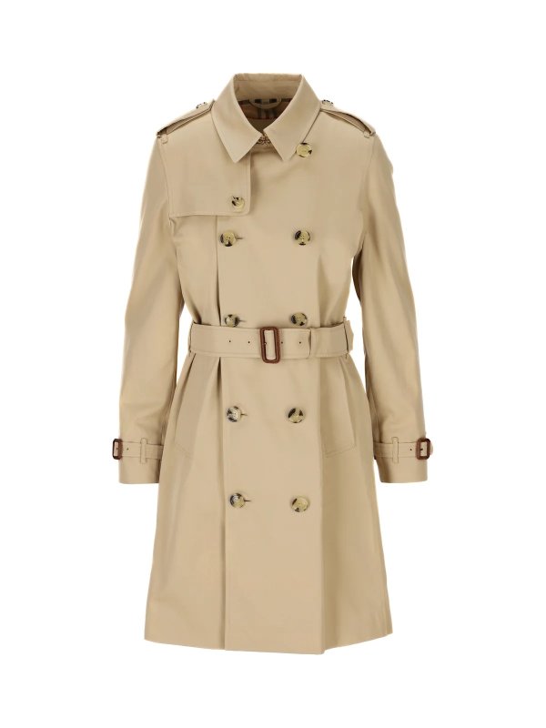 Garbadine Belted Trench Coat – Cettire