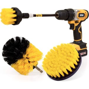 Holikme 4 Pack Drill Brush Power Scrubber Cleaning Brush