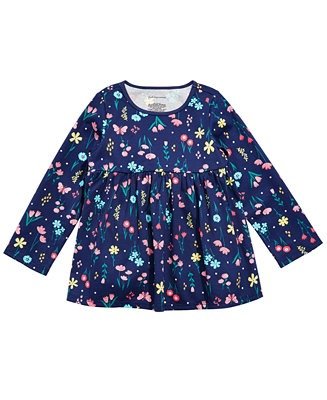 Baby Girls Cotton Floral-Print Tunic, Created for Macy's