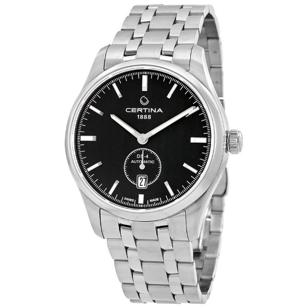 DS-4 Small Second Black Dial Men's Watch 