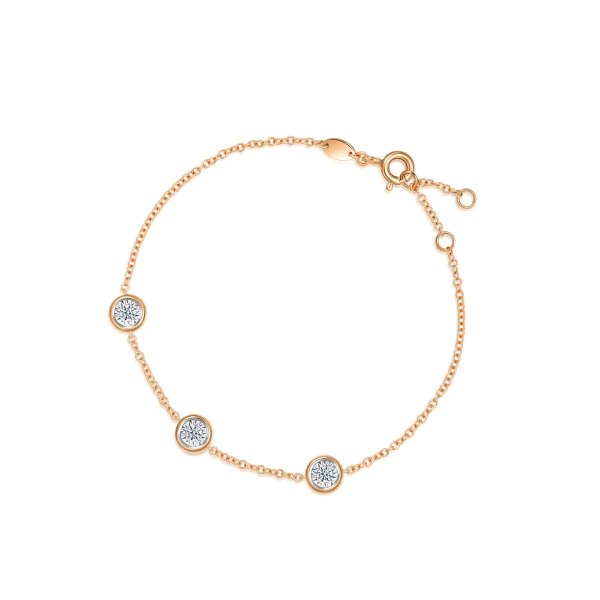 Daily Luxe 18K White & Rose Gold Bracelet - 92876B | Chow Sang Sang Jewellery