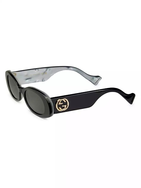 Fluo 52MM Rectangular Sunglasses