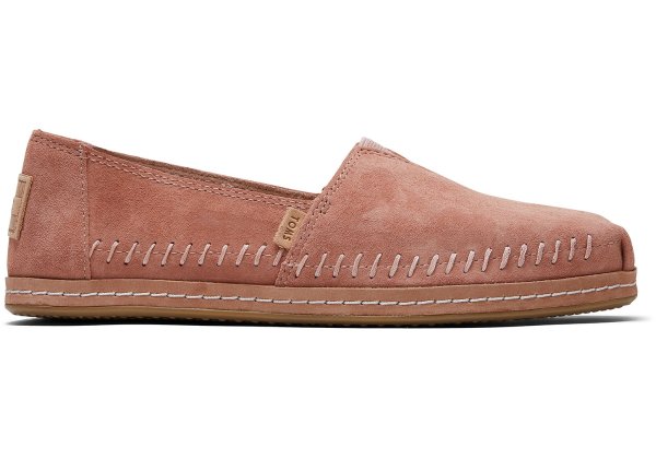 Sand Pink Suede Leather Wrap Women's Classics
