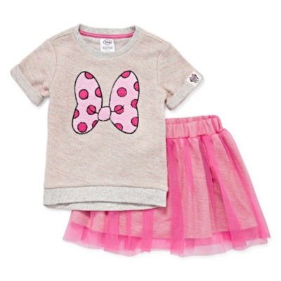 Disney 2-pc. Minnie Mouse Skirt Set Toddler Girls