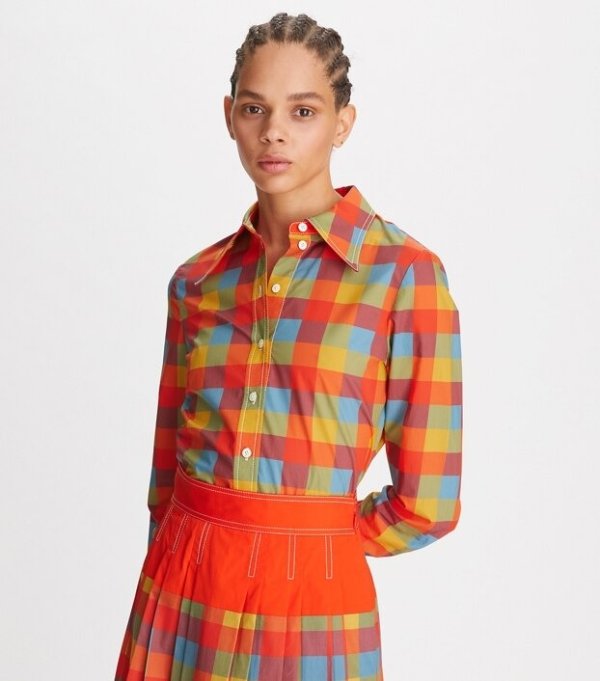 Veronica Plaid Poplin ShirtSession is about to end