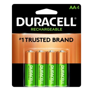 Duracell 可充电 AA 电池 4节