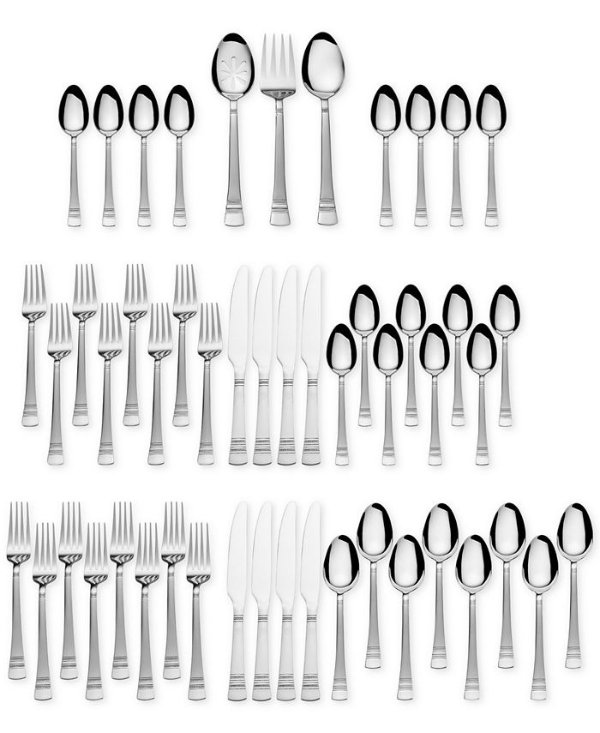 Stainless Steel 51-Pc. Kensington Collection, Service for 8, Created for Macy's