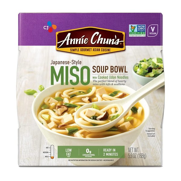 Soup Bowl, Japanese Style Miso, Non GMO, Vegan, 5.9 Oz (Pack of 6)