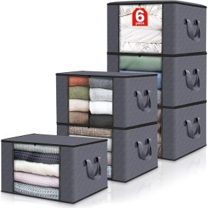 Fab totes 6-Pack Clothes Storage