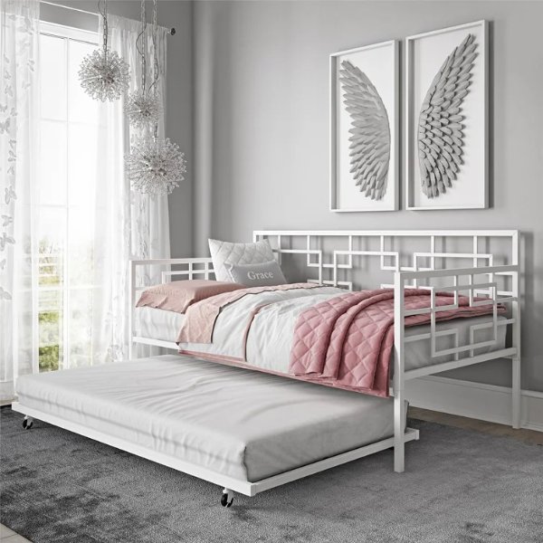 Ekstrom Twin Steel Daybed with Trundle