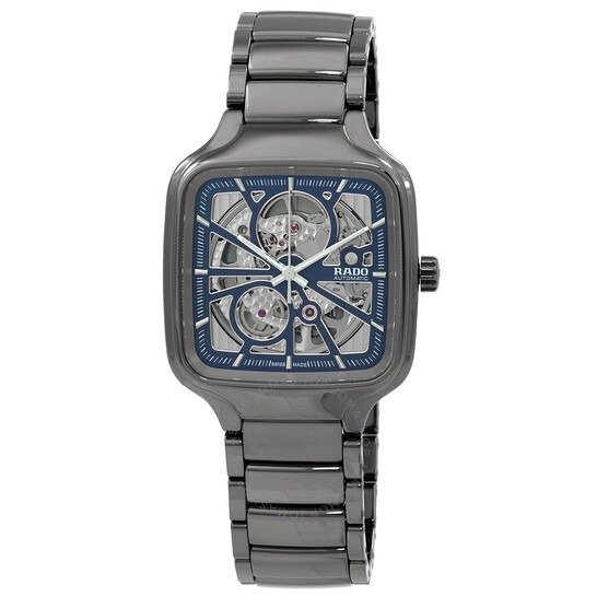 True Square Automatic Blue Open Heart Dial Unisex Watch R27083202