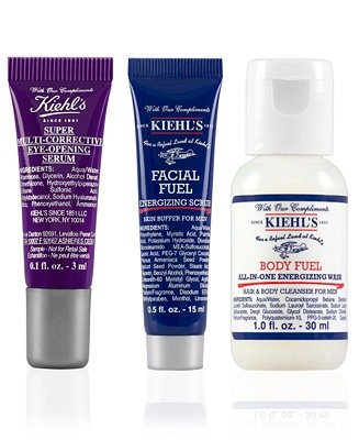 Receive a FREE 3pc Men's Skincare Gift with $65 Kiehl's Purchase! Calendula Herbal-Extract Alcohol-Free Toner, 16.9-oz. Midnight Recovery Concentrate, 1-oz. Calendula Herbal-Extract Alcohol-Free Toner, 8.4-oz. Creamy Eye Treatment With Avocado, 0.5-oz.