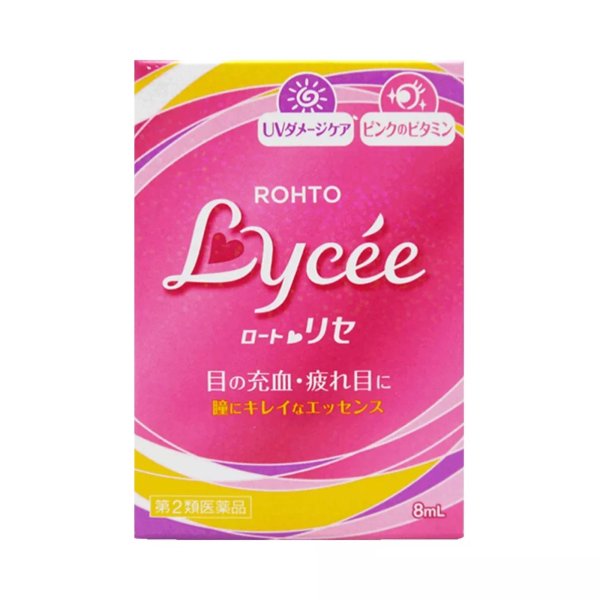 LYCEE Pink Flower Eye Drug Relieves Eye Fatigue by 8ml