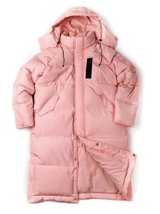 [Unisex] Stereo MA-1 Long Down Parka Pink