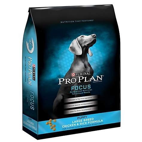 Pro Plan Focus Large Breed Chicken & Rice Formula Dry Puppy Food, 34 lbs. | Petco