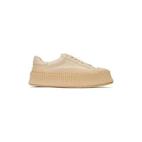 【関税＆送料込み】Jil Sander Vulcanized Sole Sneakers LUISAVIAROMA Jil Sander 40mm Vulcanized canvas sneakers 740.00