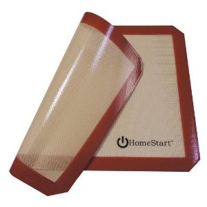 HomeStart Non-Stick Silicone Baking Mat (Half Sheet Size) @ Amazon.com