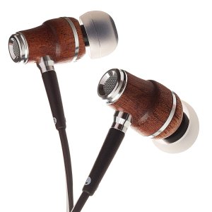 Symphonized NRG X Sapele Wood Earbuds
