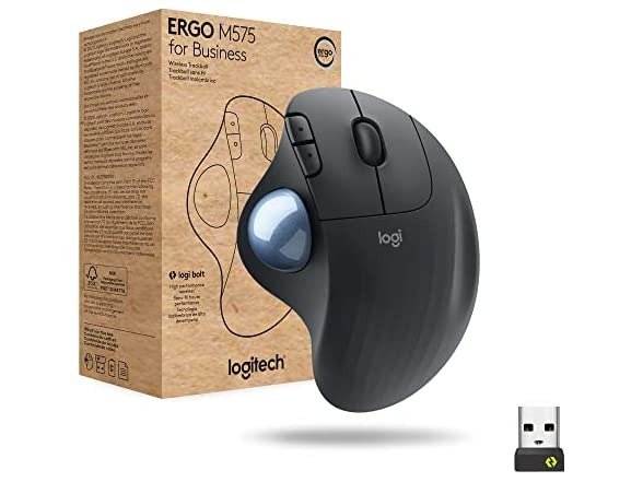 ERGO M575 Wireless Trackball Mouse $23