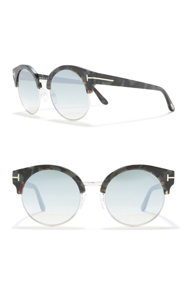 Alissa 54mm Clubmaster Sunglasses