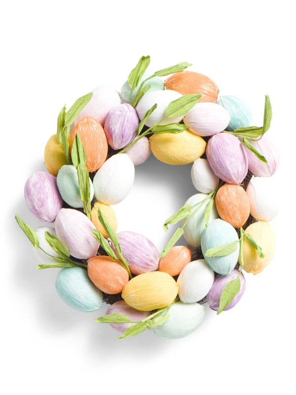 12in Easter Egg Wreath