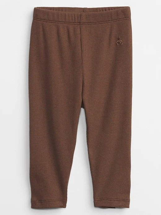 Baby Ribbed Pull-On Pants