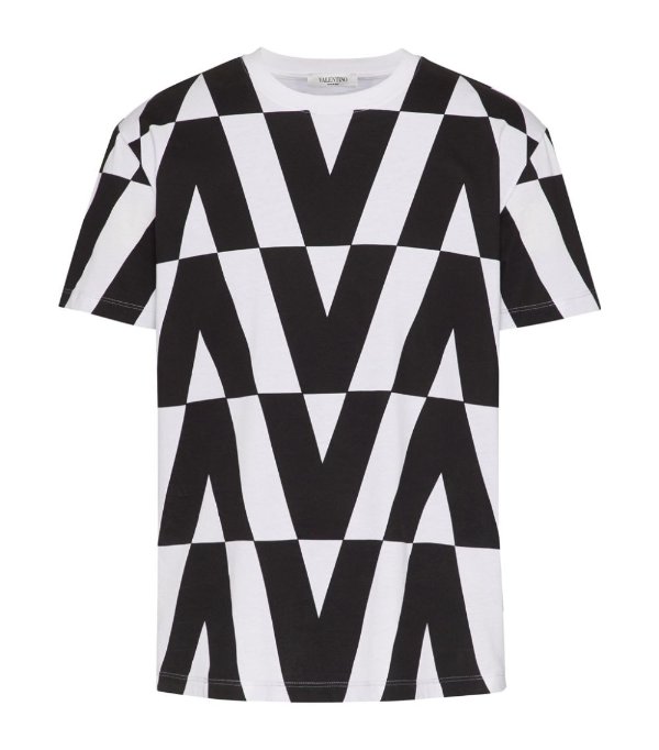 Sale | Valentino Cotton Patterned T-Shirt | Harrods US
