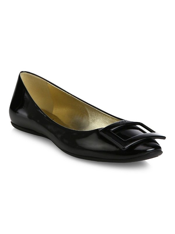 Gommette Patent Leather Flats